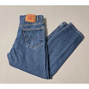 Levi 550 Relaxed Fit Jeans Mens 34x29 Blue Vintage Y2K 2002 Denim